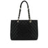 CHANEL GST BIG COCO TOTE BAG BLACK CAVIAR SKIN SILVER HARDWARE 90343613