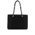 CHANEL GST BIG COCO TOTE BAG BLACK CAVIAR SKIN SILVER HARDWARE 90343613