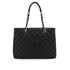 CHANEL GST TOTE BAG BLACK CAVIAR SKIN SILVER HARDWARE 90326860