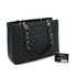 CHANEL GST TOTE BAG BLACK CAVIAR SKIN SILVER HARDWARE 90326860