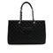 CHANEL GST XL BIG COCO TOTE BAG BLACK CAVIAR SKIN SILVER HARDWARE 90346674