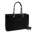 CHANEL GST XL BIG COCO TOTE BAG BLACK CAVIAR SKIN SILVER HARDWARE 90346674