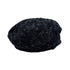 CHANEL HAT COCOMARK TWEED BLACK NAVY WOOL M ACCESSORY 90320166