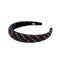CHANEL HEADBAND COCOMARK RHINESTONE MULTICOLOR TWEED HAIR ACCESSORY 90321034