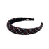 CHANEL HEADBAND COCOMARK RHINESTONE MULTICOLOR TWEED HAIR ACCESSORY 90321034