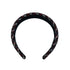 CHANEL HEADBAND COCOMARK RHINESTONE MULTICOLOR TWEED HAIR ACCESSORY 90321034