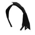 CHANEL HEADBAND COCOMARK RIBBON BLACK SATIN HAIR ACCESSORY 21B 90312707