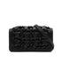 CHANEL INTERLACED CHAIN COCOMARK CLUTCH SHOULDER BAG BLACK LEATHER BLACK HARDWARE 90344460