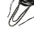 CHANEL IN THE MIX STRAW DRAWSTRING CHAIN HAND SHOULDER BAG BLUE STRAW CAVIAR SKIN SILVER HARDWARE 90341893