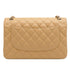 CHANEL JUMBO MATELASSE 30 CHAIN SHOULDER BAG BEIGE CAVIAR SKIN SILVER HARDWARE 90345068