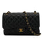 CHANEL JUMBO MATELASSE 30 CHAIN SHOULDER BAG BLACK CAVIAR SKIN GOLD HARDWARE 90341877