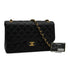 CHANEL JUMBO MATELASSE 30 CHAIN SHOULDER BAG BLACK CAVIAR SKIN GOLD HARDWARE 90345160