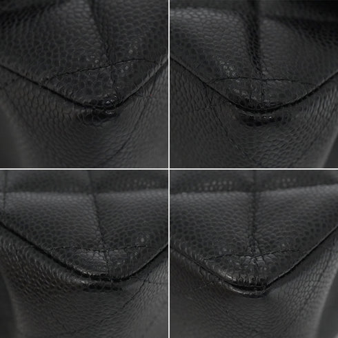 CHANEL JUMBO MATELASSE 30 CHAIN SHOULDER BAG BLACK CAVIAR SKIN GOLD HARDWARE 90345160