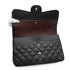 CHANEL JUMBO MATELASSE 30 CHAIN SHOULDER BAG BLACK CAVIAR SKIN SILVER HARDWARE 90343862