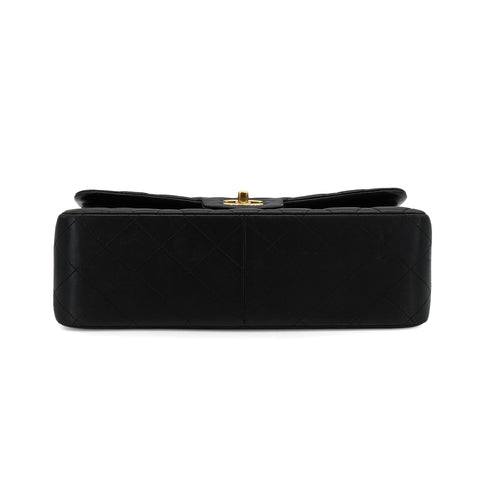 CHANEL JUMBO MATELASSE 30 CHAIN SHOULDER BAG BLACK LAMB SKIN GOLD HARDWARE 90340475