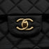 CHANEL JUMBO MATELASSE 30 CHAIN SHOULDER BAG BLACK LAMB SKIN GOLD HARDWARE 90340475