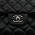 CHANEL JUMBO MATELASSE 30 CHAIN SHOULDER BAG BLACK LAMB SKIN SILVER HARDWARE 90342410