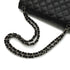 CHANEL JUMBO MATELASSE 30 CHAIN SHOULDER BAG BLACK LAMB SKIN SILVER HARDWARE 90342585