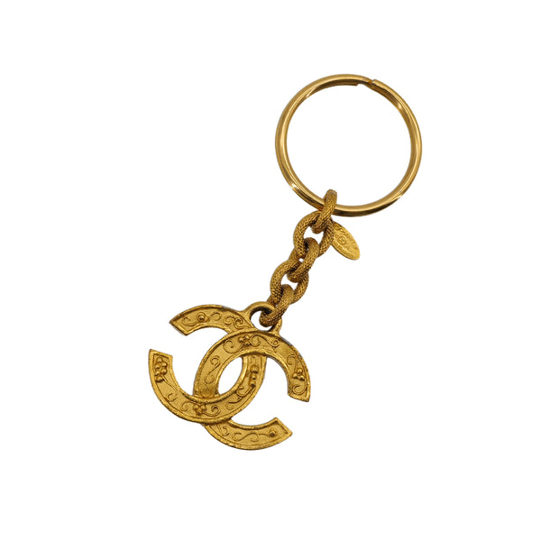 VINTAGE CHANEL KEY CHARM COCOMARK GOLD ACCESSORY 96A 90314390