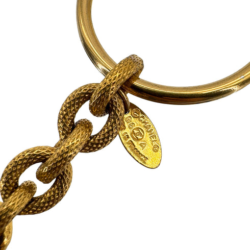 VINTAGE CHANEL KEY CHARM COCOMARK GOLD ACCESSORY 96A 90314390