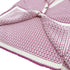 CHANEL LION BUTTON CARDIGAN PINK WHITE COTTON 38 P72 RTW 90311816