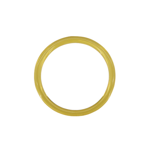 CHANEL LOGO ACRYLIC BANGLE CLEAR YELLOW ACCESSORY 90321141