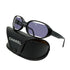CHANEL LOGO SUNGLASSES BLACK WHITE EYEWEAR 90339433
