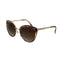 CHANEL LOGO SUNGLASSES BROWN GOLD EYEWEAR 90337726