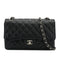 CHANEL JUMBO MATELASSE 30 CHAIN SHOULDER BAG BLACK CAVIAR SKIN SILVER HARDWARE 90332575