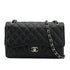 CHANEL JUMBO MATELASSE 30 CHAIN SHOULDER BAG BLACK CAVIAR SKIN SILVER HARDWARE 90332575