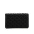 CHANEL MATELASSE BOOK MOTIF CHAIN SHOULDER BAG BLACK WHITE LAMB SKIN GOLD HARDWARE 90327893