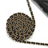 CHANEL MATELASSE BOOK MOTIF CHAIN SHOULDER BAG BLACK WHITE LAMB SKIN GOLD HARDWARE 90327893