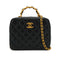 CHANEL MATELASSE CHAIN HAND SHOULDER BAG BLACK LAMB SKIN GOLD HARDWARE 90334168