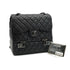 CHANEL MATELASSE CHAIN SHOULDER BAG BLACK LAMB SKIN BLACK HARDWARE 90331669