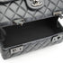 CHANEL MATELASSE CHAIN SHOULDER BAG BLACK LAMB SKIN BLACK HARDWARE 90331669