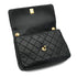 CHANEL MATELASSE CHAIN SHOULDER BAG BLACK LAMB SKIN FAUX PEARL GOLD HARDWARE 90334866