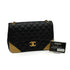 CHANEL MATELASSE CHAIN SHOULDER BAG BLACK LAMB SKIN GOLD HARDWARE 90347160