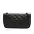 CHANEL MATELASSE CHAIN SHOULDER BAG BLACK LAMB SKIN GUNMETAL HARDWARE 90347837