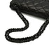 CHANEL MATELASSE CHAIN SHOULDER BAG BLACK LAMB SKIN GUNMETAL HARDWARE 90347837