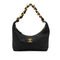 CHANEL MATELASSE CHAIN SHOULDER BAG BLACK LEATHER GOLD HARDWARE 90335035