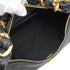 CHANEL MATELASSE CHAIN SHOULDER BAG BLACK LEATHER GOLD HARDWARE 90335035