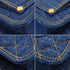 CHANEL MATELASSE CHAIN SHOULDER BAG BLUE DENIM GOLD HARDWARE 90341448