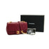 CHANEL MATELASSE CHAIN SHOULDER BAG BORDEAUX LAMB SKIN FAUX PEARL GOLD HARDWARE 90343017