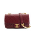 CHANEL MATELASSE CHAIN SHOULDER BAG BORDEAUX LAMB SKIN FAUX PEARL GOLD HARDWARE 90343017