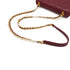 CHANEL MATELASSE CHAIN SHOULDER BAG BORDEAUX LAMB SKIN FAUX PEARL GOLD HARDWARE 90343017