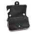 CHANEL MATELASSE CHAIN SHOULDER BAG LEATHER TWEED BLACK SILVER HARDWARE 90328927