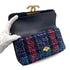 CHANEL MATELASSE CHAIN SHOULDER BAG MULTICOLOR TWEED GOLD HARDWARE 90317288