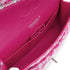 CHANEL MATELASSE CHAIN SHOULDER BAG PINK TWEED SILVER HARDWARE 90335041