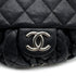 CHANEL MATELASSE COCOMARK CHAIN AROUND SHOULDER BAG BLACK LEATHER 90314412