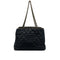 CHANEL MATELASSE COCOMARK CHAIN SHOULDER BAG BLACK LEATHER GOLD HARDWARE 90322778